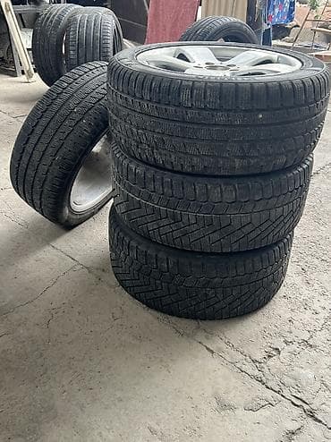 Дөңгөлөктөр монтажда 245 / 45 / R 17, Кыш, Колдонулган, Комплект, Жеңил унаалар, тешиктери - 5 — 6
