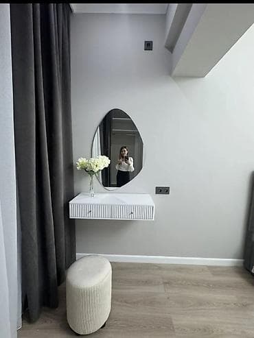 Квартиры: 2 комнаты, 55 м², Асанбай мкр Элитка, 14 этаж, Дизайнерский ремонт — 5