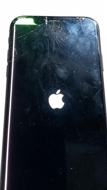 6 iphone: IPhone X, Б/у, 64 ГБ, Space Gray, 51 % — 1