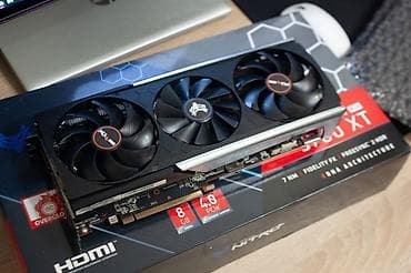 Видеокарта для ПК, Б/у, ЖК Sapphire, Radeon RX, 8 ГБ — 1