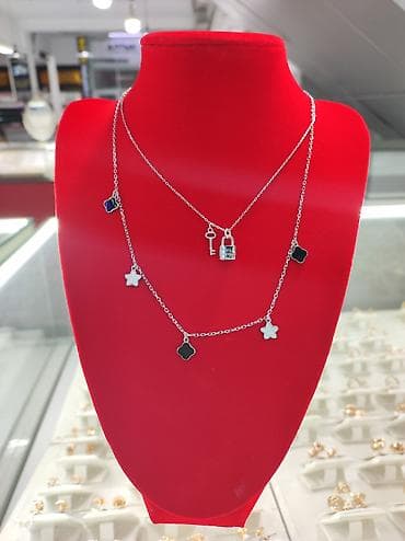 Үлпөт көйнөктөрү жана аксессуарлар: Серебряные Колье Серебро 925 пробы Длина 45 см Цена за 1шт Есть — 2