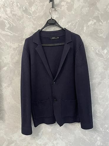 Личные вещи: Кардиган ZARA Пиджак-кардиган ZARA, цвет тёмно-синий (navy). - — 1