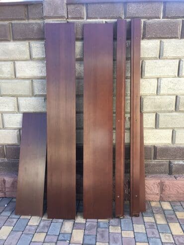 терезе ешиктер: Межкомнатные деревянные двери, б/у, ширина 1,2м. +доборы и обналичники — 2