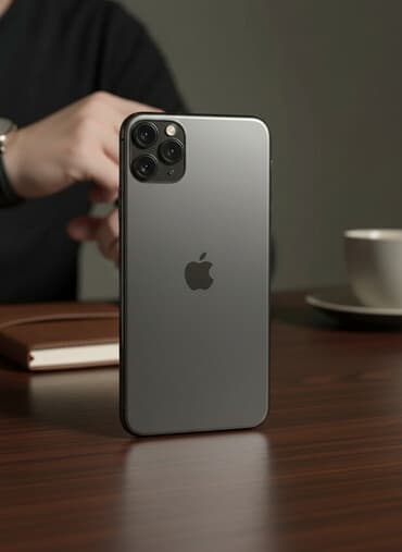 телефондор буу: IPhone 11 Pro Max, Колдонулган, 256 ГБ, Space Gray, 95 % — 1