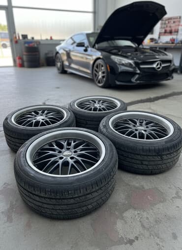 купить диски на машину бу: Колеса в сборе R 18, Лето, Б/у, Комплект, Легковые, Литые, отверстий - 5 — 2