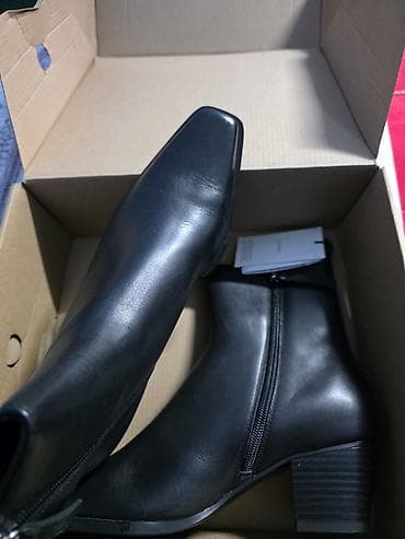 обувь дордой: Ботинки, 38, Mango, Новый, цвет - Черный, Платная доставка — 4