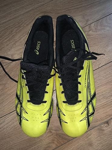 Легкоатлетические шиповки ASICS HyperSprint (ярко‑жёлтые/чёрные). - — 2