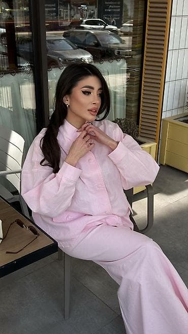 Толстовки, худи: Костюм с юбкой, Макси, Made in KG, Все размеры — 1