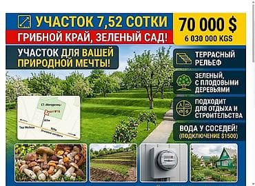 Земельные участки: 7 соток — 1