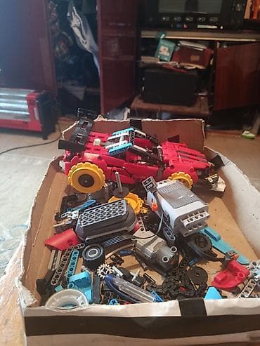 Компрессорлор: Конструктор Technic-тип в коробке: детали для сборки машин и — 1