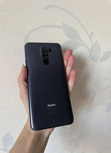 9 a: Redmi, Redmi 9A, Б/у, 64 ГБ, цвет - Черный, 2 SIM — 1