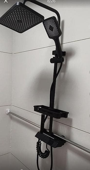 Смесители для раковин: Душевая система с верхним и ручным душем + гигиенический душ — 2