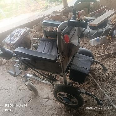 Инвалидные коляски: Электрическая инвалидная коляска - Управление: джойстик на — 1