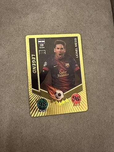 коллекционные деньги: Коллекционная футбольная карта “Legend” с изображением Лионеля Месси — 1