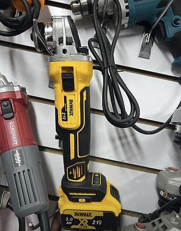 dewalt: Аккумуляторная углошлифовальная машина (болгарка) DeWALT XR 21V - — 1