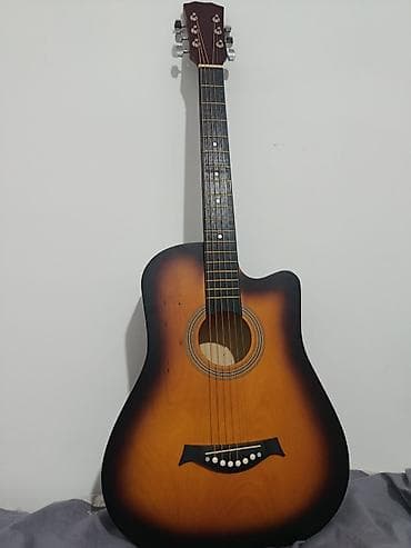 пины: Акустическая гитара Dreadnought с вырезом (cutaway), 6-струнная — 1