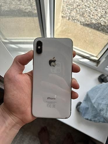 экран на айфон 8: IPhone X, Серебристый, Чехол — 1