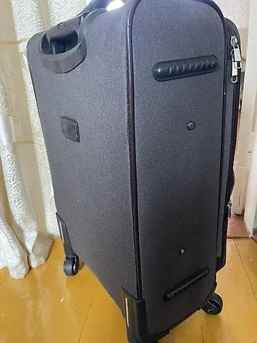 дорожные сумки на колёсах бишкек: Чемодан, Материал: Полиэстер, Средний (40 - 70 л), На колесах — 3