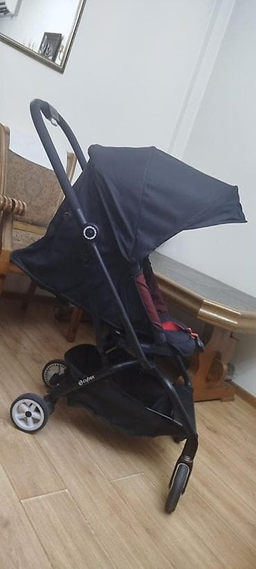 Коляски: Коляска, Cybex, цвет - Черный, Б/у — 4