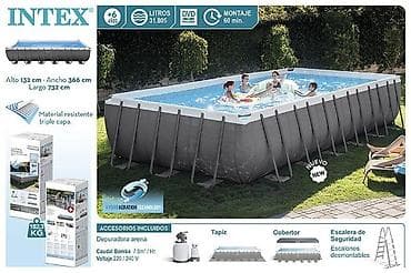 каркасные басейны: Каркасные бассейны для дачи и двора - Бренды: Intex, Bestway (серии — 1