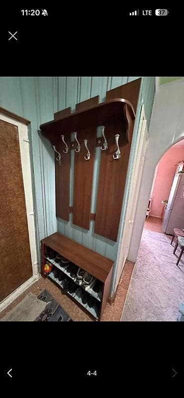 Гарнитуры для прихожей: Гарнитур для прихожей, Вешалка, ДСП, цвет - Коричневый — 3