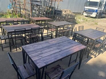 мебель для ресторанов и кафе: Стол и стул для кафе, Новый, Самовывоз, Платная доставка — 3