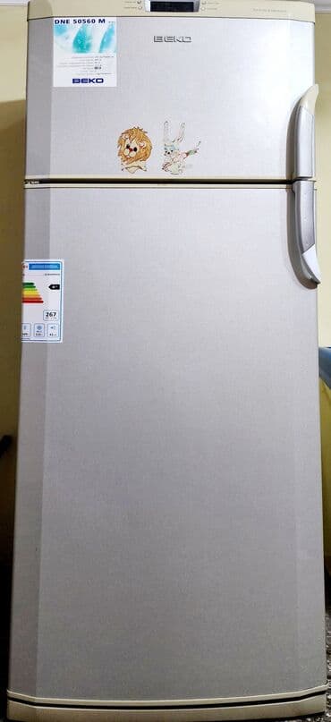 ноу: Муздаткыч Beko, Колдонулган, Эки камералуу, No frost, 84 * 184 * 74 — 1