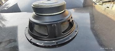 зимний цеп: Динамик Сабвуфера GB с максимальной мощностью 1200 Вт. Имеет круглую — 6