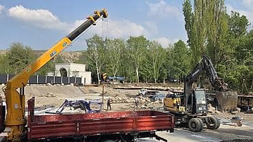 Услуги спецтехники для строительных и ландшафтных работ. Доступные