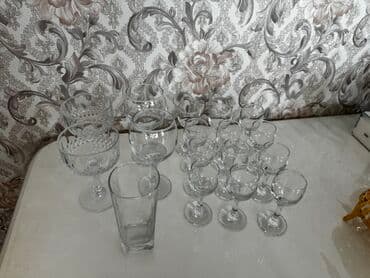 Набор стеклянной посуды всего за 500 сомов✅