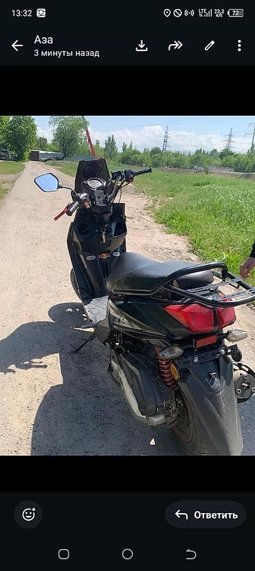 city coco: Скутер 50–150 см³ (китайский спорт-стайл) - Кузов: чёрный — 4