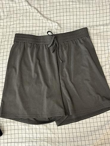 штаны лыжные: Мужские шорты, M, Новый, цвет - Серый, Бесплатная доставка — 1