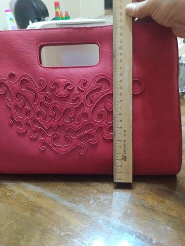 сумка для документов: Клатч, Материалы: Нукура булгаары, Аялдарга, Жаңы — 5