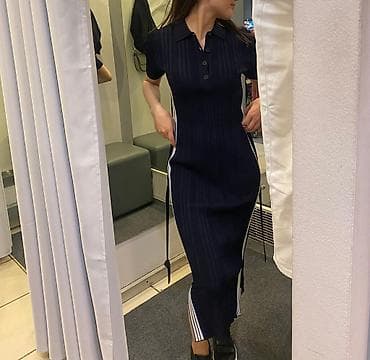 лофери: Повседневное платье, Длинная модель, Трикотаж, Прямое, M — 2