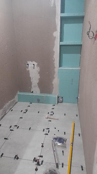 советские плиты: Плиточные работы в ванных комнатах под ключ - Укладка напольной и — 2
