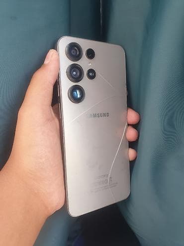 телефон 64: Samsung Galaxy S25+, Б/у, 512 ГБ, цвет - Серебристый, eSIM — 1