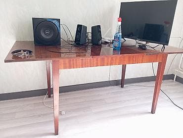 Стол обеденный/письменный из шлифованного шпона (ориентировочно