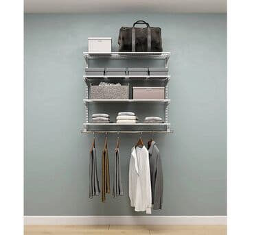 шкаф с подсветкой: Гардеробная система ПРАКТИК Home Прихожая Light 1 белая-отличается — 2