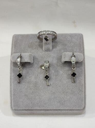 набор пандора: Серебряный Набор в стиле Ванклиф Серебро 925 пробы Дизайн Италия — 6