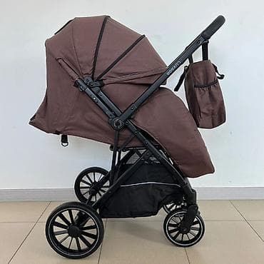 Коляскалар: Балдар арабасы, Башка бренд, түсү - Күрөң, Колдонулган, Өзү алып кетүү — 1