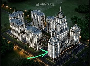 Недвижимость: 2 комнаты, 80 м², Асанбай мкр Элитка, 4 этаж — 3