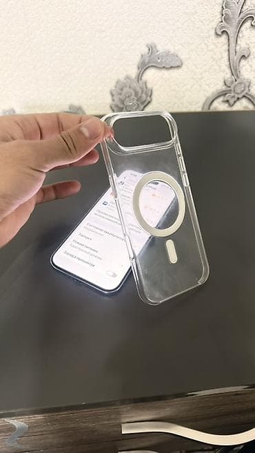 IPhone Air, Б/у, 256 ГБ, White Titanium, Чехол, 100 % — 5