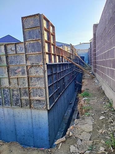 Фундаментные работы: Монолит, фундамент, стяжка, сесма пояс и колонны