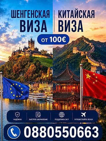 Услуги: Оформление виз: Шенген и Китай — Шенгенская виза — Китайская виза — — 1
