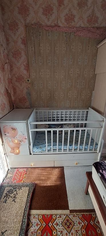манеж токмок: Детская кровать, и люлька для машины в подарок — 1