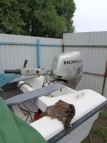 Охота и рыбалка: Подвесной лодочный мотор Honda 50 - Тип: бензиновый подвесной — 3