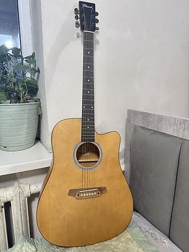 Акустическая гитара Chord, дредноут с вырезом (cutaway). -