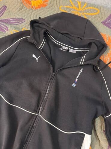 кофта бмв: Мужская толстовка, L, Puma, Б/у, цвет - Черный — 2