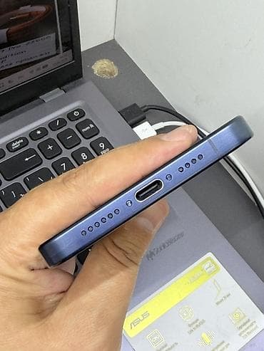 iphone за 0 руб: IPhone 15 Pro Max, Б/у, 256 ГБ, Синий, Защитное стекло, Чехол, 86 % — 6
