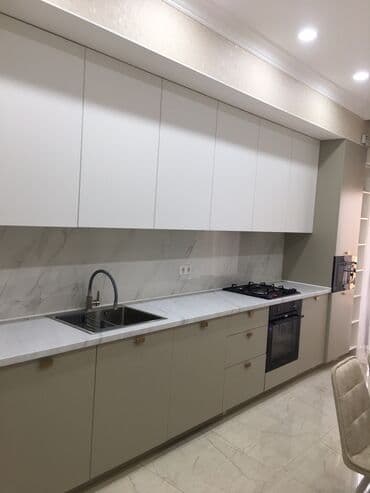 долгосрочная квартира кызыл аскер: 3 комнаты, Без подселения, С мебелью полностью — 8